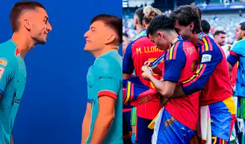 Pedri y Ferrán Torres comparten vestuario en el Barcelona.