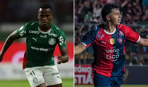 Palmeiras y Cerro Porteño se enfrentan en los 8vos de la Copa Libertadores. Foto: Brasileirao/Copa Libertadores/composición LR Palmeiras y Cerro Porteño se enfrentan en los 8vos de la Copa Libertadores. Foto: Brasileirao/Copa Libertadores/composición LR