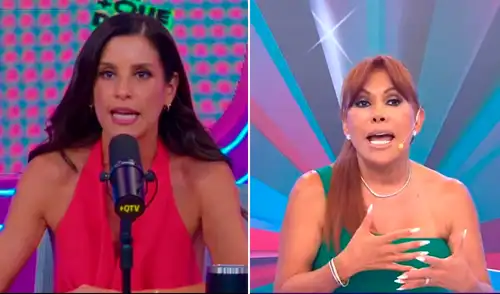 María Pía Copello y a Magaly Medina les une una gran amistad. Foto: Composición LR/ATV/YouTube. María Pía Copello y a Magaly Medina les une una gran amistad