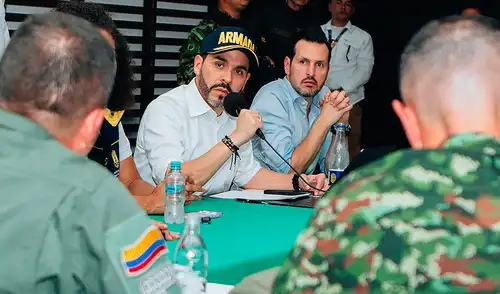 La Cancillería colombiana centraliza la asistencia internacional y gestiona recursos con la ONU. Foto: AFP. Abelardo de la Espriella, ayuda internacional continúa llegando a Colombia