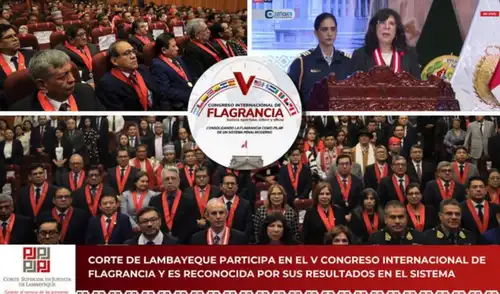 La delegación, liderada por el Dr. César William Bravo Llaque, incluye a jueces y especialistas que destacan los resultados positivos del sistema de flagrancia. Foto: difusión. corte-de-lambayeque
