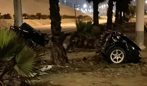 Tragedia en la Costa Verde: automóvil queda partido en dos tras chocar contra poste y deja una mujer fallecida en San Miguel