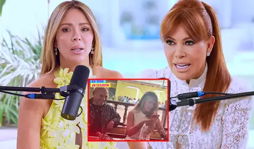 Sheyla Rojas reveló que se encuentra feliz en su nueva etapa con Joaquín Ramírez. Foto: Composición LR/Captura/YouTube Sheyla Rojas reveló que se encuentra feliz en su nueva etapa con Joaquín Ramírez.