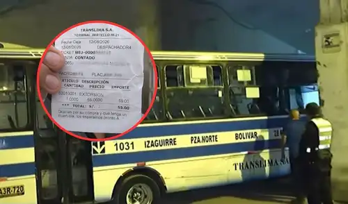 Los choferes denuncian que diversas organizaciones les exigen dinero tras completar su recorrido. ¿Extorsión bancarizada?: Choferes de Translima muestran vouchers de depósitos diarios exigidos por extorsionadores