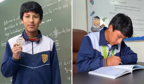 Samir Ochoa, estudiante peruano de 15 años, obtuvo dos medallas de plata en competencias internacionales de matemática realizadas en China y en el Cono Sur