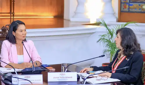 Keiko Fujimori y Janet Tello se reunieron para coordinar acciones contra la criminalidad Keiko Fujimori y Janet Tello se reunieron para coordinar acciones contra la criminalidad