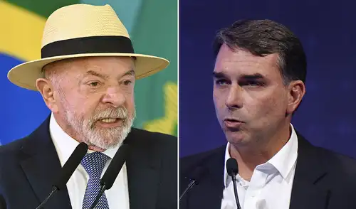 Lula da Silva y Flávio Bolsonaro iniciaron formalmente la carrera hacia las elecciones presidenciales de Brasil del 4 de octubre Lula da Silva y Flávio Bolsonaro iniciaron formalmente la carrera hacia las elecciones presidenciales de Brasil del 4 de octubre