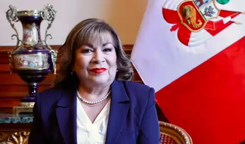 Luz Ibáñez solicita el respaldo del Estado peruano a su candidatura a la Corte Internacional de Justicia. Foto: Congreso Corte de La Haya | Luz Ibáñez