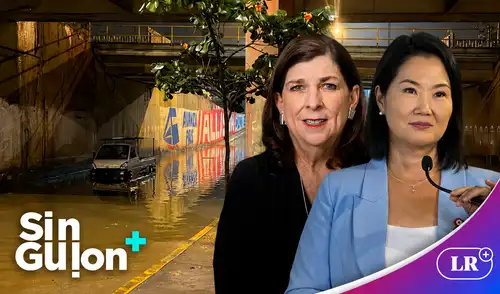 La conductora de Sin Guion criticó a la presidenta por sus mensajes durante sus transmisiones en vivo en redes sociales. Foto: Composición/LR