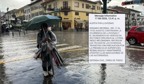 Lluvias alerta