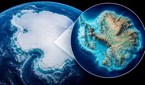 La investigación Bedmap3 del British Antarctic Survey revela una compleja red de montañas y valles bajo el hielo en la Antártida, contribuyendo a nuevos modelos climáticos.