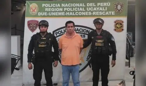 Hugo Soria, empresario detenido en Ucayali. Hugo Soria, empresario detenido en Ucayali.
