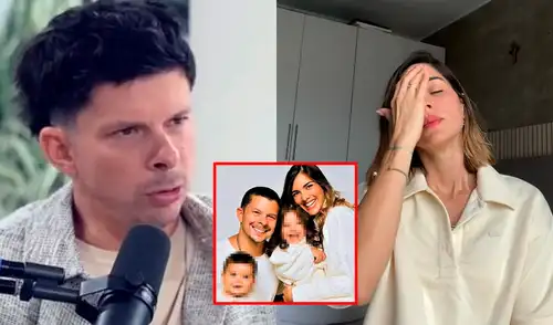 Korina Rivadeneira expresó su pesar por el fin de su relación con Mario Hart. Foto: Composición LR/Captura/YouTube/Instagram Korina Rivadeneira expresó su pesar por el fin de su relación con Mario Hart.