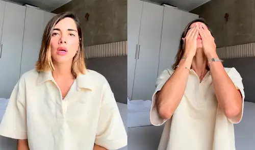 Korina Rivadeneira llora Korina Rivadeneira llora