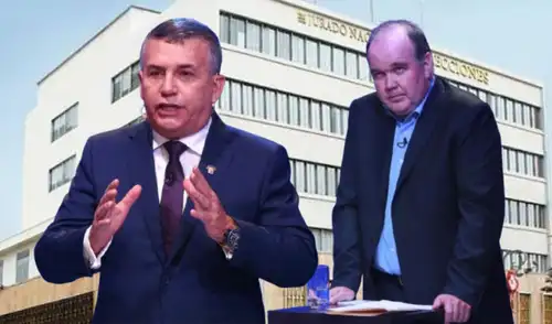 Ni Urresti ni López Aliaga firmaron el acuerdo político del JNE