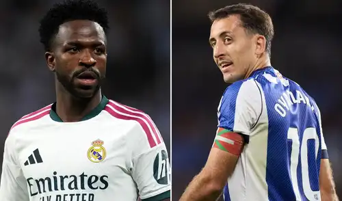 Real Madrid y Real Sociedad se enfrentan en el estadio Santiago Bernabéu. Foto: LaLiga/composición LR