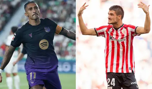Barcelona recibe a Athletic Club en el Spotify Camp Nou. Foto: LaLiga/composición LR