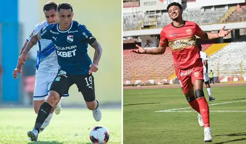 Sporting Cristal y Sport Huancayo se enfrentan en la Copa Caliente de la Liga. Foto: Liga 1/composición LR Sporting Cristal y Sport Huancayo se enfrentan en la Copa Caliente de la Liga. Foto: Liga 1/composición LR