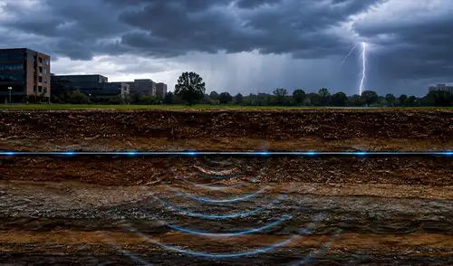 Las tormentas eléctricas generan "sismos de trueno" o thunderquakes, que son vibraciones acústicas útiles para estudiar el subsuelo mediante ondas sísmicas, según un estudio de Penn State. Las tormentas eléctricas generan "sismos de trueno" o thunderquakes, que son vibraciones acústicas útiles para estudiar el subsuelo mediante ondas sísmicas, según un estudio de Penn State.