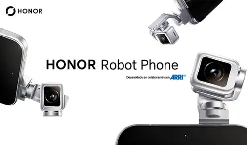 El nuevo HONOR Robot Phone permite tener un mejor movimiento de la cámara. Foto: difusión. honor-robot-phone