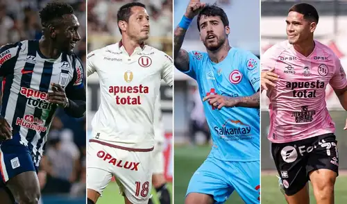Alianza Lima, Universitario, Deportivo Garcilaso y Sport Boys luchan por el liderato del Torneo Clausura. Foto: Liga 1/composición LR