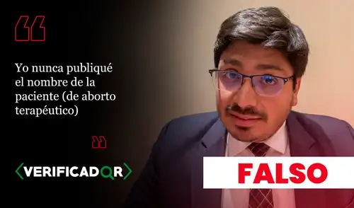 El diputado negó haber expuesto a la paciente, pero los registros lo contradicen.