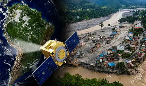 Agencia Espacial del Perú activa el satélite PeruSAT-1 para monitorear las mortales inundaciones en Nepal