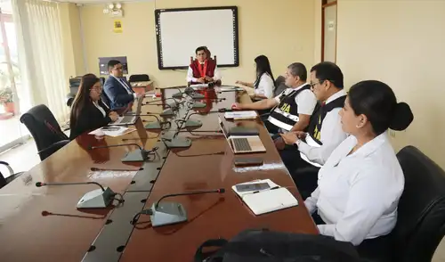 Operadores de justicia acordaron medidas para reforzar la flagrancia en Piura. Foto: difusión. corte-de-piura