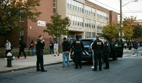 Conoce si el ICE puede detener a inmigrantes en escuelas, hospitales e iglesias. ICE detención inmigrantes en EE.UU.