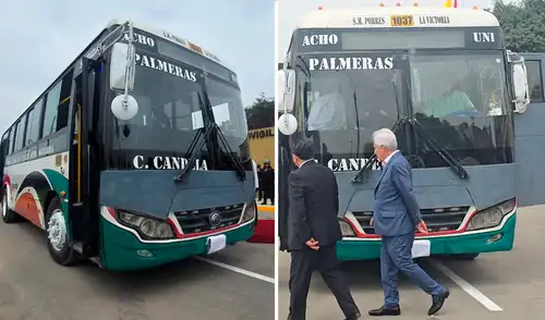 La Municipalidad de Lima presenta un nuevo bus blindado para proteger a conductores del transporte público de extorsionadores, equipándolo con láminas de acero y vidrios antibalas.