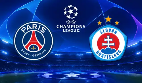PSG vs Slovan Bratislava por la fecha 1 de la Champions League