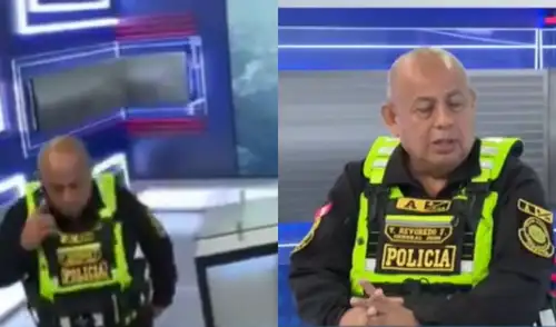 El general PNP Víctor Revoredo abandonó abruptamente una entrevista en vivo tras preguntas sobre la presentación de los detenidos por el secuestro del empresario Jenss Lara.