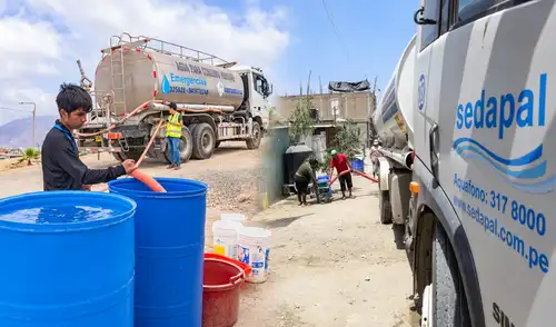 Corte de agua en Lima Metropolitana Sedapal