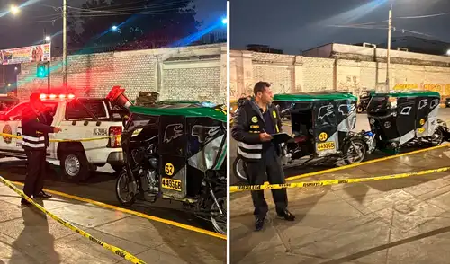 La Policía Nacional acordonó la zona tras el ataque a balazos.