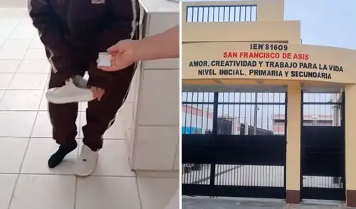 Una revisión preventiva de BAPES detectó la presunta droga en la zapatilla de la escolar. Una revisión preventiva de BAPES detectó la presunta droga en la zapatilla de la escolar.