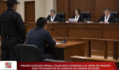 Juzgado de Lambayeque dictó 14 años de prisión por tocamientos. Foto: difusión. corte-de-lambayeque