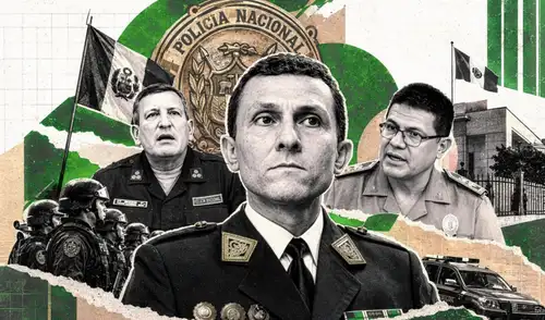 Fredy López Mendoza reemplaza a Óscar Arriola como comandante general de la PNP | Composición: Ricardo Cervera / LR. Fredy López Mendoza reemplaza a Óscar Arriola como comandante general de la PNP