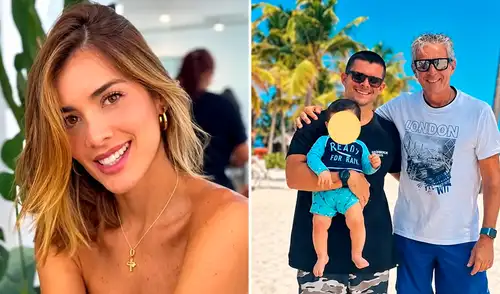 Korina Rivadeneira y papá de Mario Hart