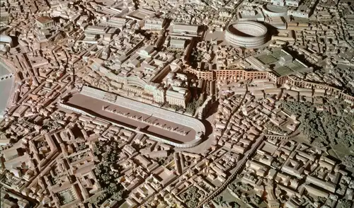 Un nuevo análisis de casi 300.000 kilómetros de calzadas romanas revela una compleja red. Foto: Museo della Civiltà Romana