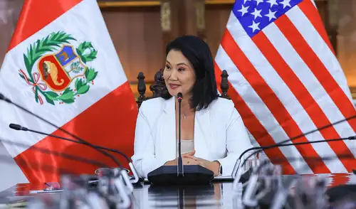 Con 34 votos a favor se aprobó viaje de Fujimori a Estados Unidos. Foto: Presidencia Keiko Fujimori | Senado