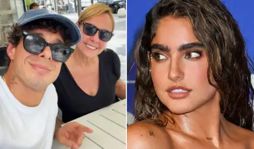 La madre de Hugo García viajó a Miami para conocer a su nieto, fruto de su relación entre el exchico reality e Isabella Ladera.