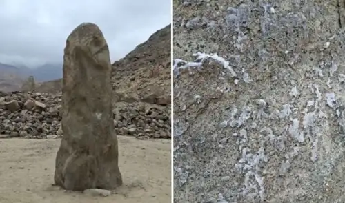 El daño podría ser irreversible: arruinan con cera caliente monumentos del Precerámico por falsos rituales de amor