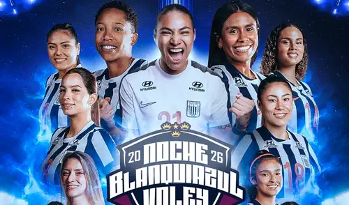 Alianza Lima es el vigente tricampeón de la Liga Peruana de Vóley. Foto: Alianza Lima Noche Blanquiazul de Vóley 2026 de Alianza Lima