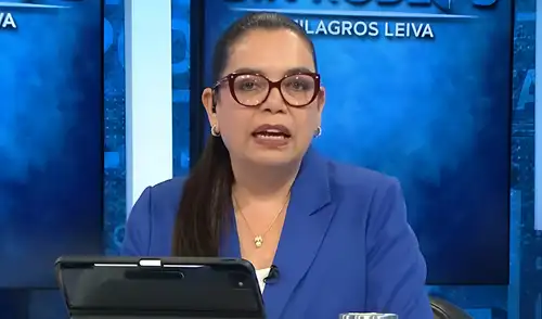 La periodista Milagros Leiva intentó explicarse tras revelar el nombre de víctima del caso Liceo Naval.