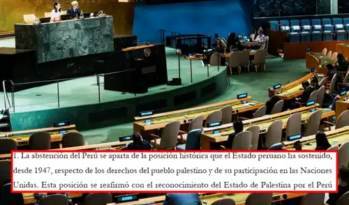Excancilleres cuestionan abstención del Perú sobre Palestina y piden explicaciones al Gobierno Excancilleres cuestionan abstención del Perú sobre Palestina y piden explicaciones al Gobierno