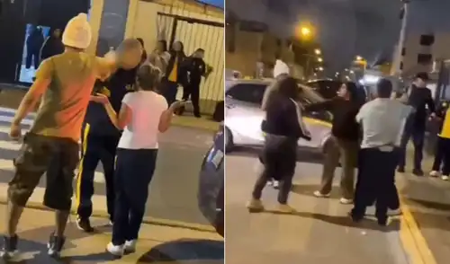 Violenta pelea entre escolares y adultos en colegio público de San Borja