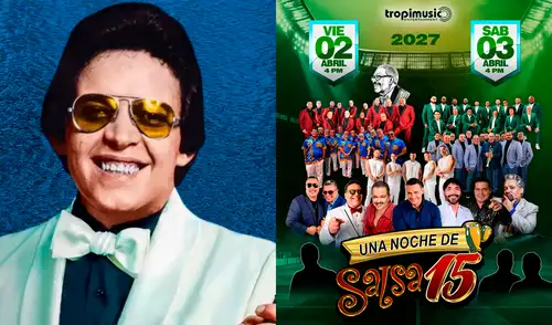 ‘Una Noche de Salsa 15′ rendirá homenaje a Héctor Lavoe en el Estadio San Marcos, 33 años después de su muerte