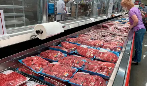 retiro de carne en EE.UU.