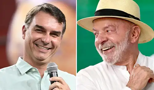 La distancia entre Lula y Flávio Bolsonaro se redujo durante la campaña presidencial