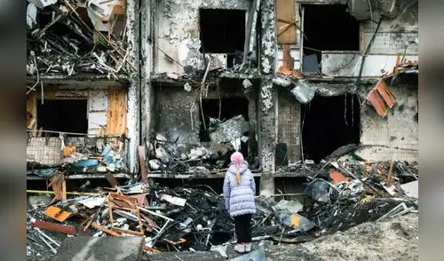 Niños ucranianos en la guerra contra Rusia Onu